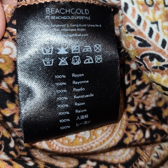 BEACHGOLD Mini Dress boho,beach summer size XS - Picture 11 of 11